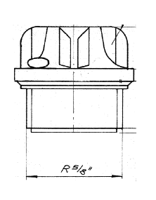Düse SW19 26 Technische Zeichnung