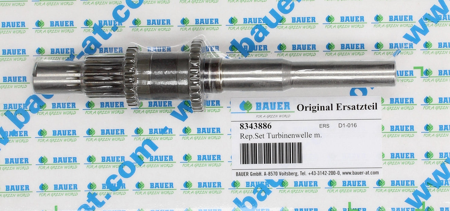 Rep.Set Turbinenwelle mit Zahnräder zu Getriebe für RAINSTAR T32 und T42 Produktabbildung