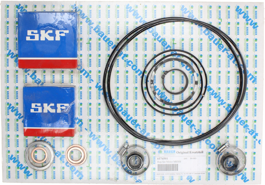 Rep. Set Motor MSXH 5,5 bis 15kW Dichtungen und Lager - 6176501