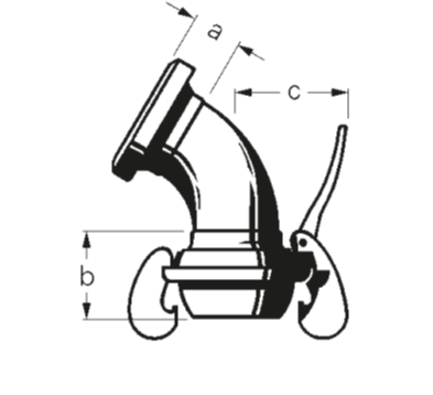 HK Bogen 60° S12 verzinkt
