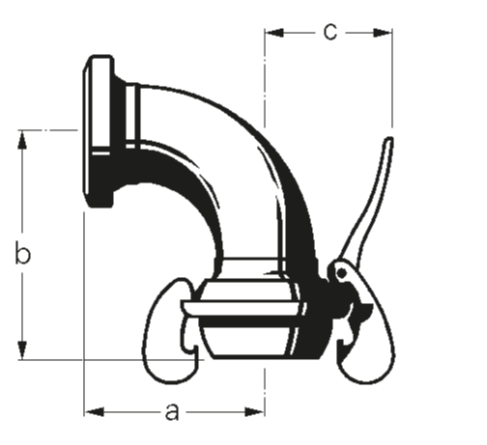 HK Bogen 90° S11 verzinkt