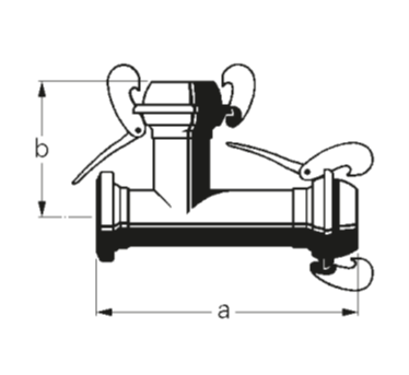 HK T-Stück S21 verzinkt