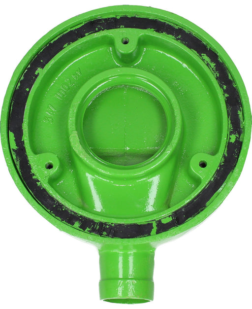 Domdeckel für BAUER Güllefass Durchmesser 240mm und 60mm Anschlusstück Produktabbildung von hinten