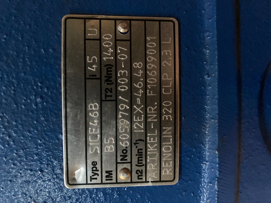 Getriebe SICE46B45U ohne Motor Produktdetail abbildung