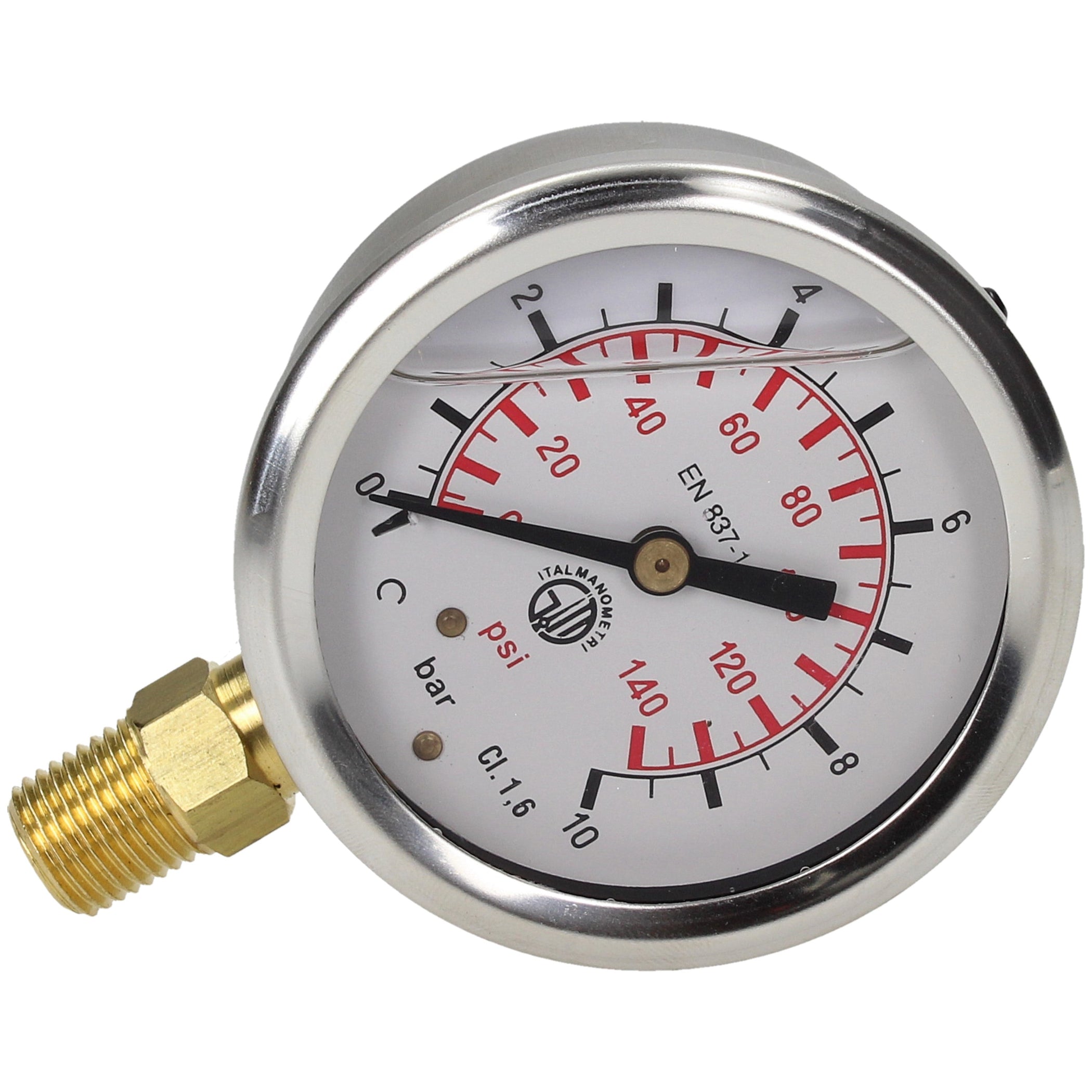 Manometer 10 bar - 0626016 — Röhren- und Pumpenwerk Bauer