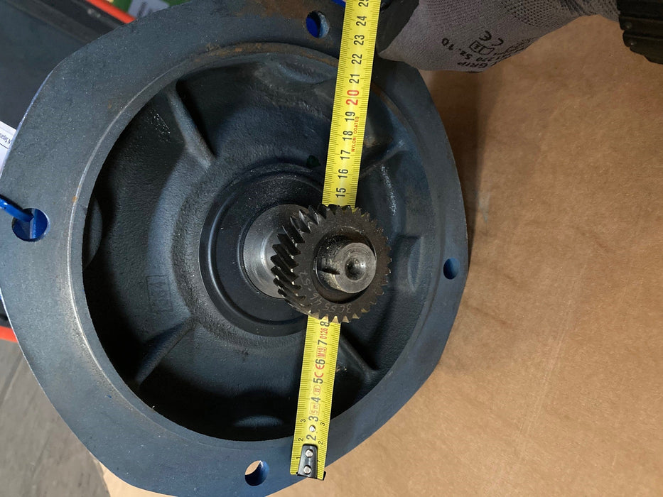 Motor 5,5kW mit Ritzel S34Z1 Produktabbildung mit breiten maß