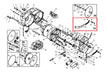 Rep.Set Bremshebel zu Turbine für RAINSTAR E11, E21, E31, E41, E51, E51XL Technische Zeichnung