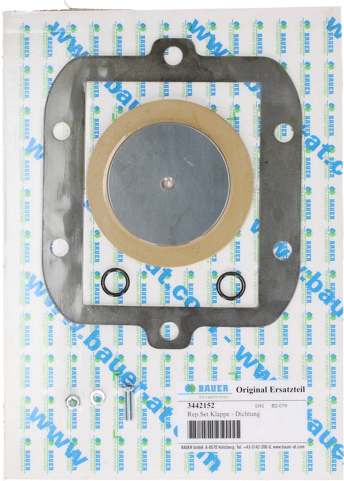 Rep. Set Dichtungen für Rückschlagklappe - 3442152 — Röhren- und ...