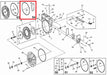 Rep.Set Dichtungen für Turbine Ti50 produktbeschreibung, gezeichnet