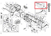 Rep.Set Dichtungen und Lager zu Turbine für RAINSTAR E11, E21, E31, E41, E51, E51XL, E55, E55L, E55XL, T51 Technische Zeichnung