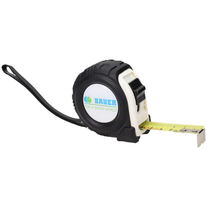 Rollmassband mit Logo Produktabbildung, seitlich, offen